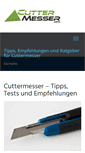 Mobile Screenshot of cuttermesser.info