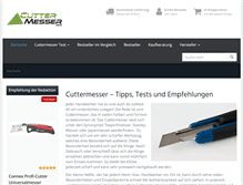Tablet Screenshot of cuttermesser.info